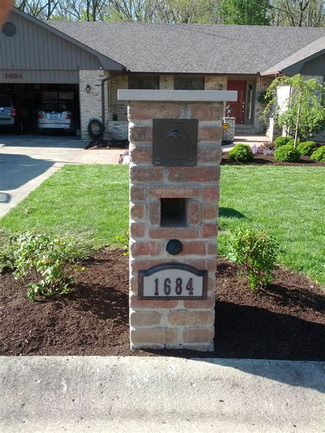 Pin By Amanda Schroeder On Our Work Custom Mailboxes Landscaping