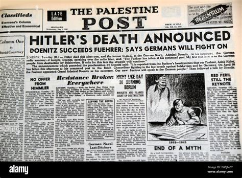 Ww2 Newspaper Headline Hi Res Stock Photography And Images Alamy