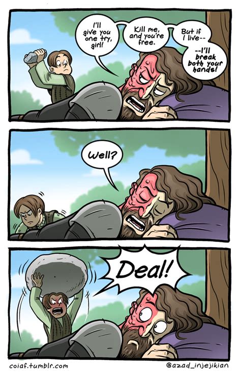 Witty Comics Based On Characters And Scenes From Game Of