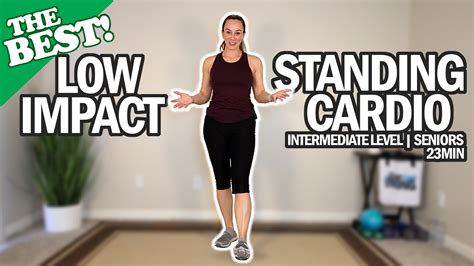 The Best Low Impact Standing Cardio Workout For Seniors Intermediate