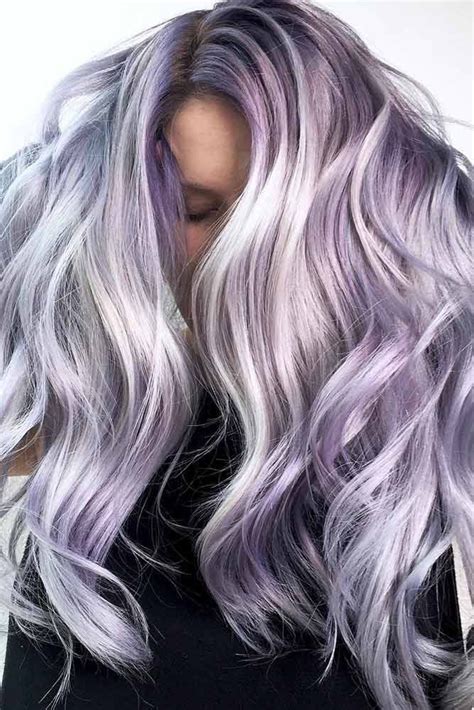 Trendy Hair Color Whitish Blonde Lavender Hair Lavenderhair