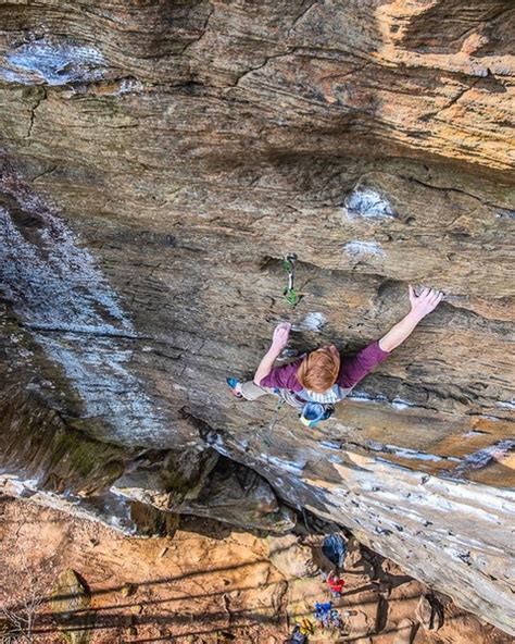 Rock Climb Naked Lunch Red River Gorge