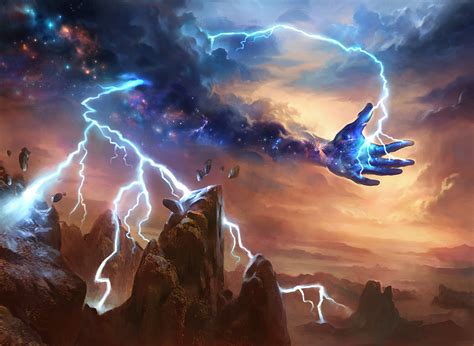 Lightning Strike Mtg Art From Theros Set By Adam Paquette Art Of