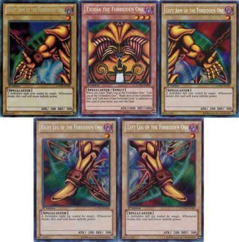 Number of exodia cards that must be drawn = 5. Yugioh Cards Exodia Set | eBay