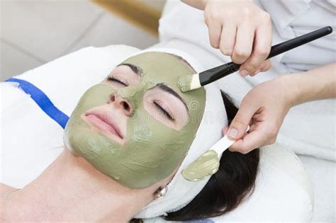 Process Of Massage And Facials Stock Image Image Of Facial Cream 74290635