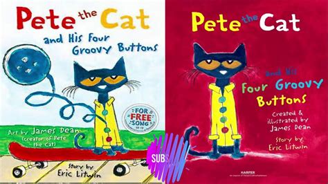 Pete The Cat And His Four Groovy Buttons I Animated Book Youtube