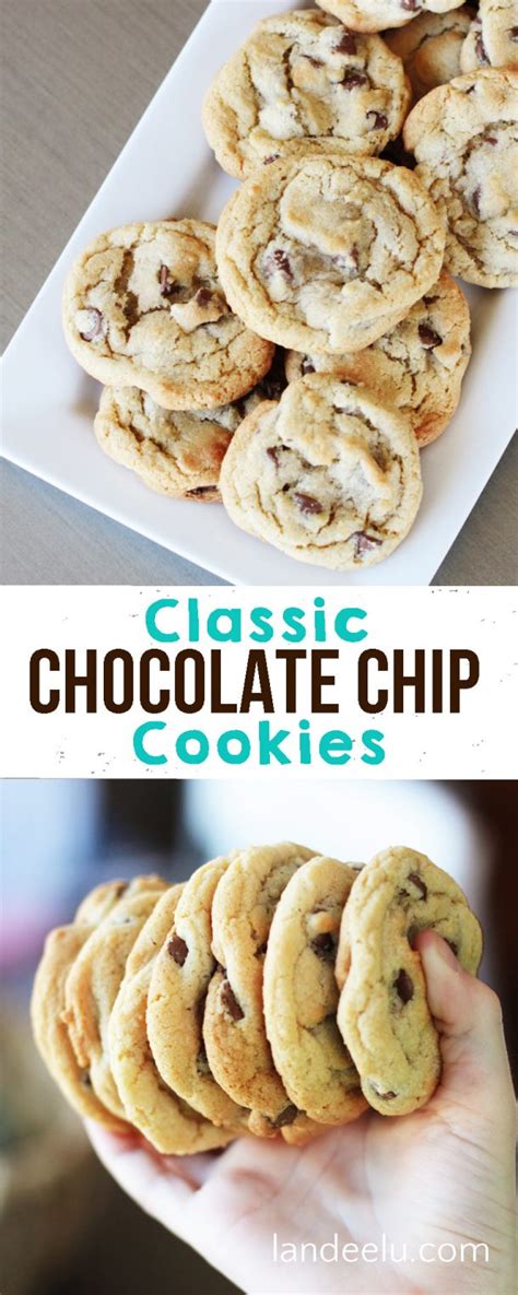 These cookies are loaded with chocolate chips which is why the salt is perhaps a tad higher than you are used to seeing in your everyday chocolate chip cookie recipe. Classic Chocolate Chip Cookies - landeelu.com