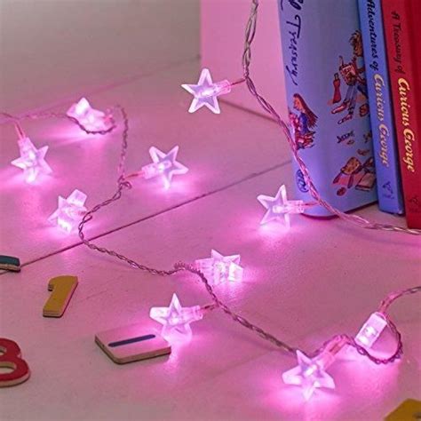 Lights Fun Guirlande Lumineuse D Int Rieur Etoiles Avec Led Roses