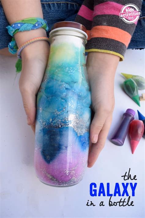 How To Make A Sparkly Diy Galaxy Jar Kids Activities Blog