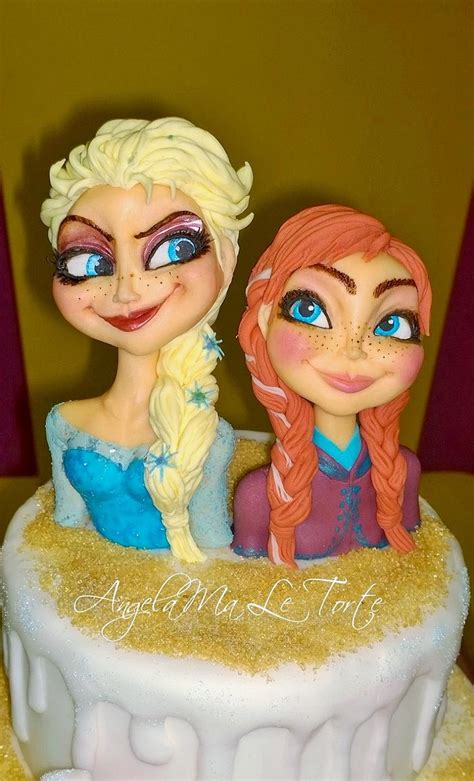 Frozen Cake Decorated Cake By Angelama Le Torte Cakesdecor