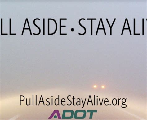 Pull Aside Stay Alive Department Of Transportation