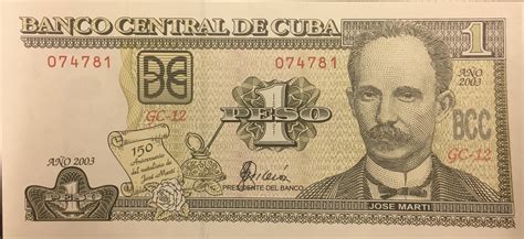 1 Peso 150th Birth Anniversary Of Martí Cuba Numista