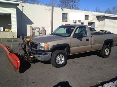 Sell Used Gmc Sierra 2500 Snow Plow Truck Curtis Western Meyers Ford