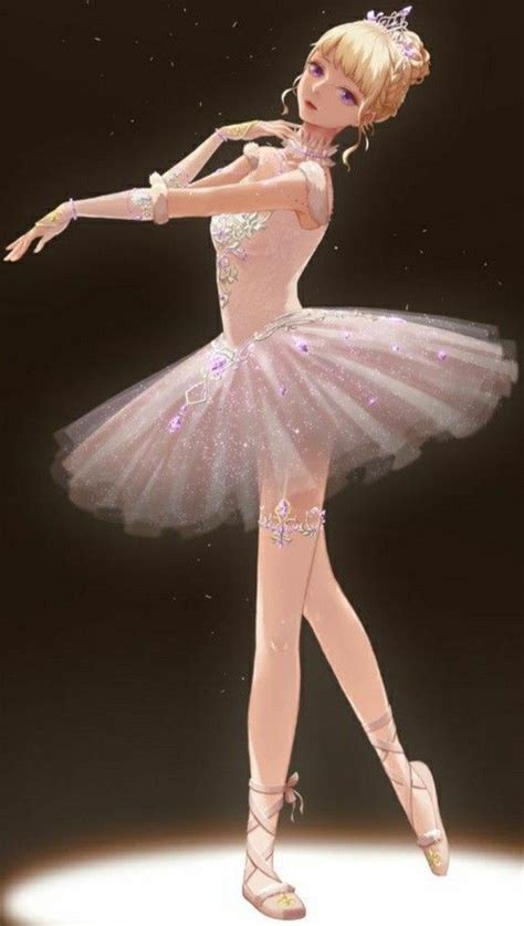 Sparkling Diamond 💎 Ballerina Ballet Illustration Ballerina Anime Anime Girl With Black Hair