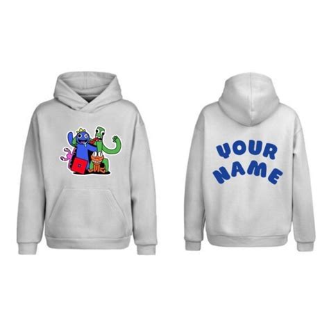 Personalized Roblox Rainbow Friends Hoodie For Kids Roblox Etsy