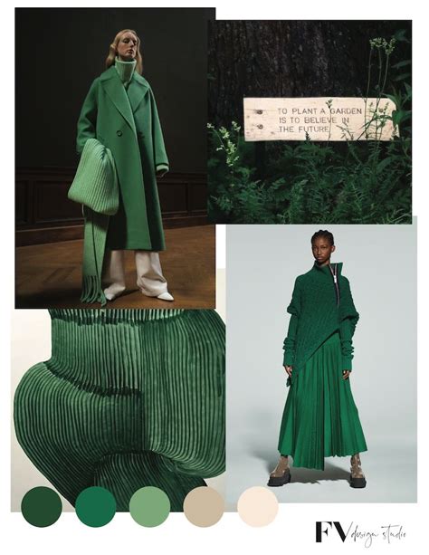 Green Is The Future Fall Fashion Vignette Color Trends
