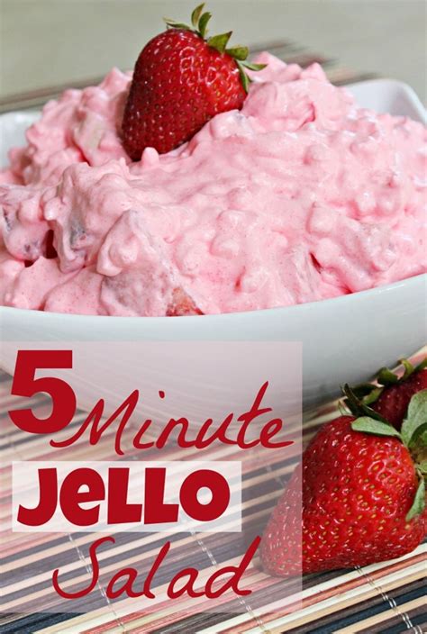 5 Minute Jello Salad My Recipe Magic