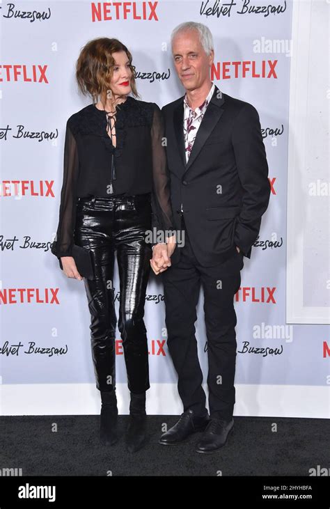 Rene Russo And Dan Gilroy Arriving To The Netflix Premiere Of Velvet Buzzsaw At Egyptian