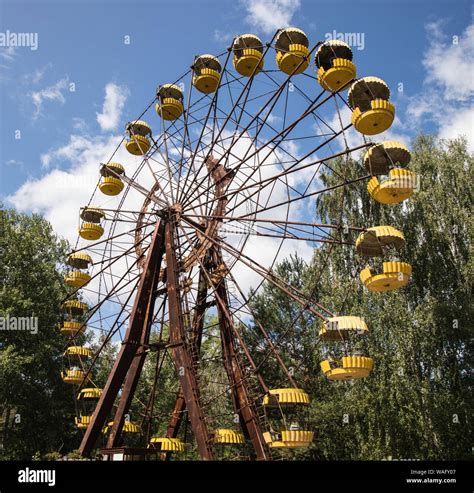 Chernobyl Exclusion Zone Pripyat Amusement Park Ferris Wheel