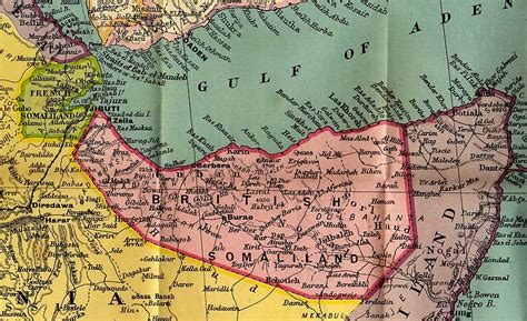 Big Blue 1840 1940 Somaliland Protectorate British Somaliland