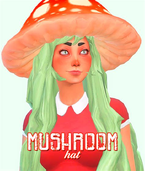 Mushroom Hat Conversion For Sims 4 Credits For Mesh To The Witchmaker