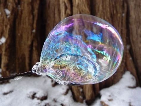 Frozen Soap Bubbles Fun Winter Activity Soap Bubbles Bubbles