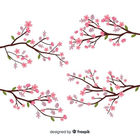 Would you like to draw a cherry blossom? Download Hand Drawn Cherry Blossom Branch for free ...