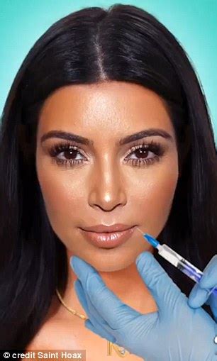 Kim Kardashian Is Transformed Into Her Mother Kris Jenner In Timelapse Video Daily Mail Online