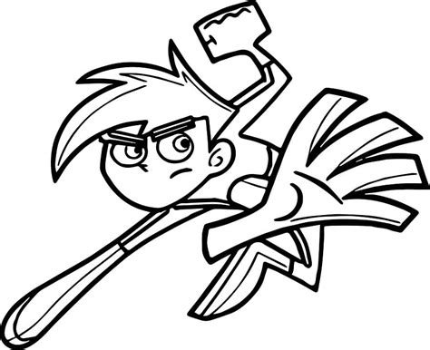 Danny Phantom 4 Coloring Page Free Printable Coloring Pages For Kids