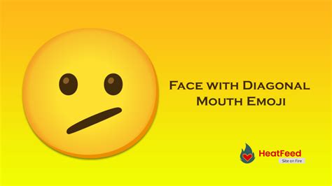 Face With Diagonal Mouth Emoji 🫤 ️ Copy And Paste 📋