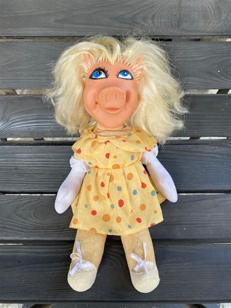 Vintage Miss Piggy Doll Fisher Price Jim Henson Muppet Doll India