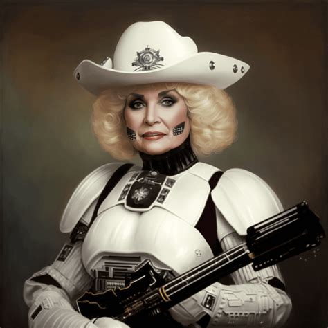 I Told Ai To Generate An Image Of Dolly Parton As A Stormtrooper Not