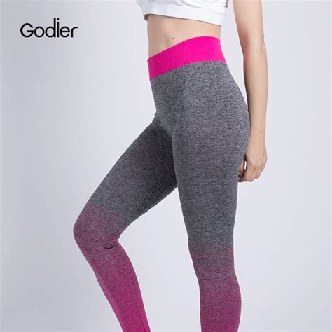 Godier Sexy Push Up Women Workout Leggings Breathable Fitness Leggings