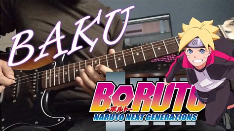 Baku Boruto Naruto Next Generations Op Tabs Guitar Cover Backing Track By