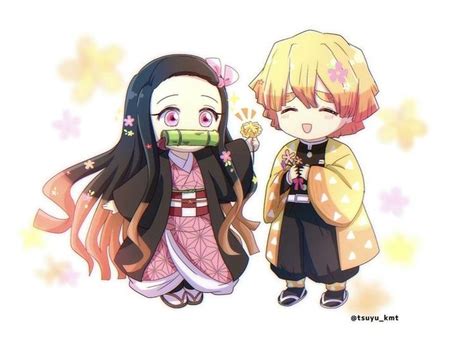 Zenitsu Agatsuma X Nezuko Kamado ♡ Demon Slayer ♡ Kimetsu No Yaiba