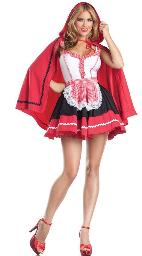 Romantic Sexy Red Riding Hood Costume N10449