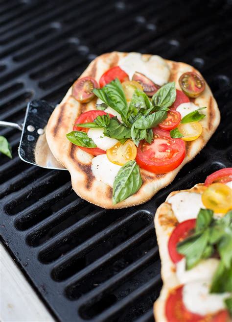 Grilled Margherita Pizza Kiwi And Carrot