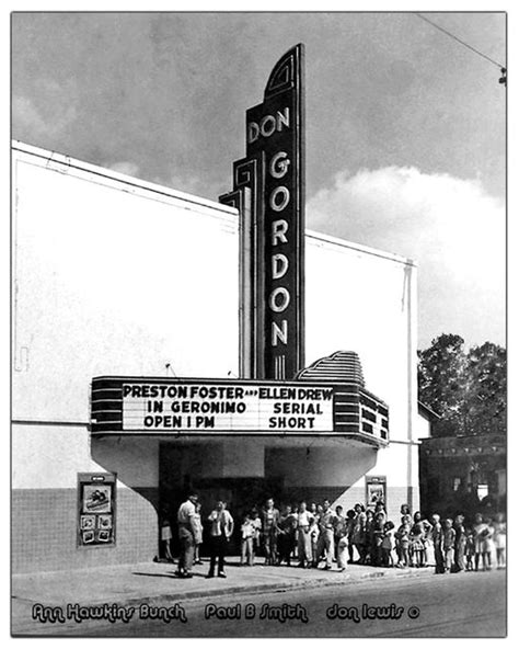 Outdoor movie screens / traveling theatre. Don Gordon Theatre...Houston Texas | Houston history ...
