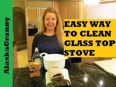 Scrub these items in the sink with bar keepers friend and then soak them in hot, soapy water. How to Clean Glass Top Stove - YouTube