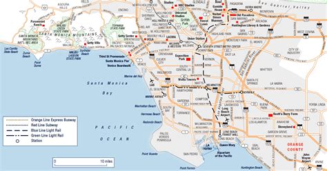 Los Angeles Carte Voyage Carte Plan