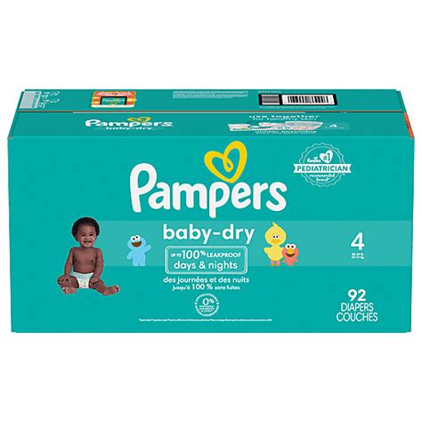 Pampers Baby Dry Diapers Super Pack Size 4 Diapers And Training Pants