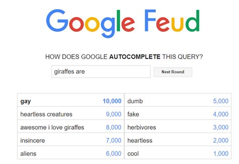Google feud is a challenging autocomplete game. 優雅 From What Age Can Babies Google Feud Answers - ササゴタメ