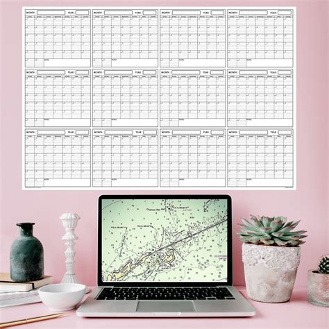Yearly Wall Planner 48 X 72 Swiftglimpse Swift Calendars