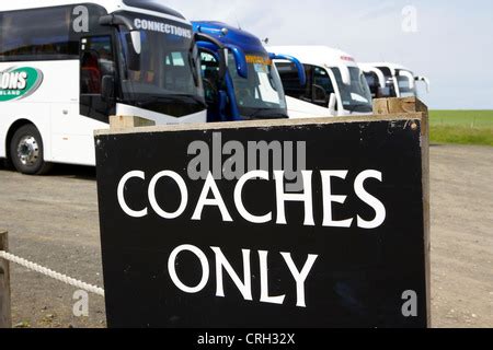 Coaches Only Parking Car Coach Park Sign Stock Photo: 54686177 - Alamy
