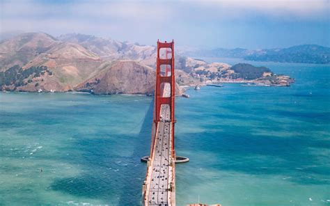 3840x2400 San Francisco Bridge Aerial View 5k 4k Hd 4k Wallpapers