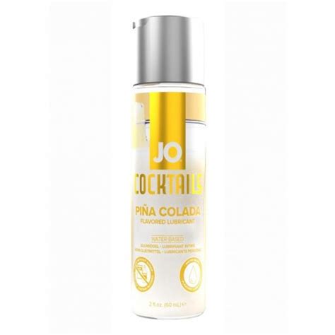 Jo Cocktails Pina Colada Water Based Flavored Lubricant 2oz Sex Toys And Adult Novelties
