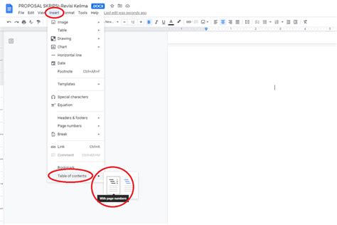Cara Membuat Daftar Isi Secara Otomatis Di Google Docs