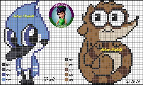 Mordecai And Rigby Regular Show Pattern By Aldray Ferreira Fantasy