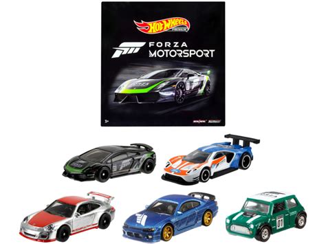 Forza Motorsport 5 Piece Set Diecast Model Cars By Hot Wheels