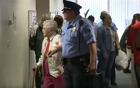 Woman Checks Getting Arrested Off Her Bucket List At 102 Years Old 8 Pics